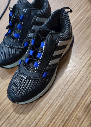 Erkek Siyah Mavi Adidas Koşu Ayakkabısı - Görsel 2