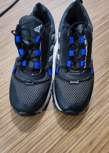 Erkek Siyah Mavi Adidas Koşu Ayakkabısı - Görsel 3