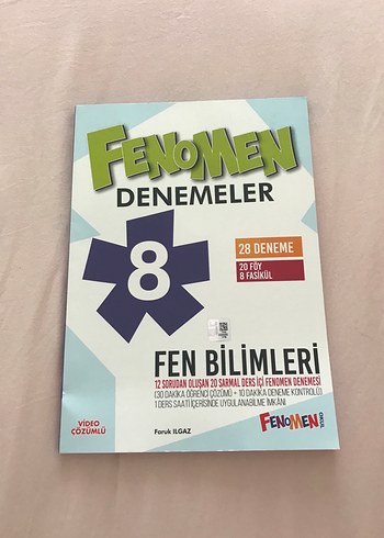 Fenomen 8. Sınıf Fen Bilimleri Denemeleri