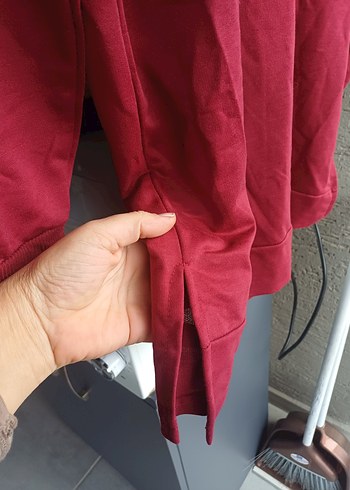 Kadın Bordo Uzun Kollu Sweatshirt - Görsel 4