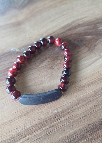 Bordo Boncuklu Bohem Kadın Bileklik - Görsel 7