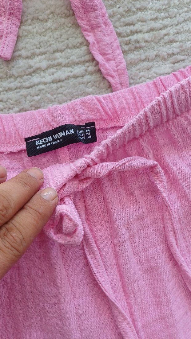 Pembe Rahat Kesim Kadın alt üst takim - Görsel 2