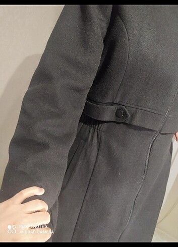 Zara Kapşonlu kaban mont