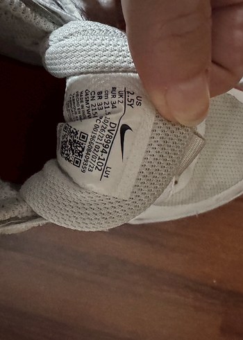 34 Beden Orjinal Nike Basketbol Ayakkabısı Bantlı