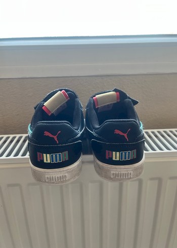 Puma Erkek Çocuk Çok Renkli Cırtlı Spor Ayakkabı