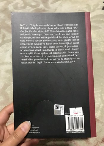 Aklın Yönetimi İçin Kurallar - Descartes - Görsel 2
