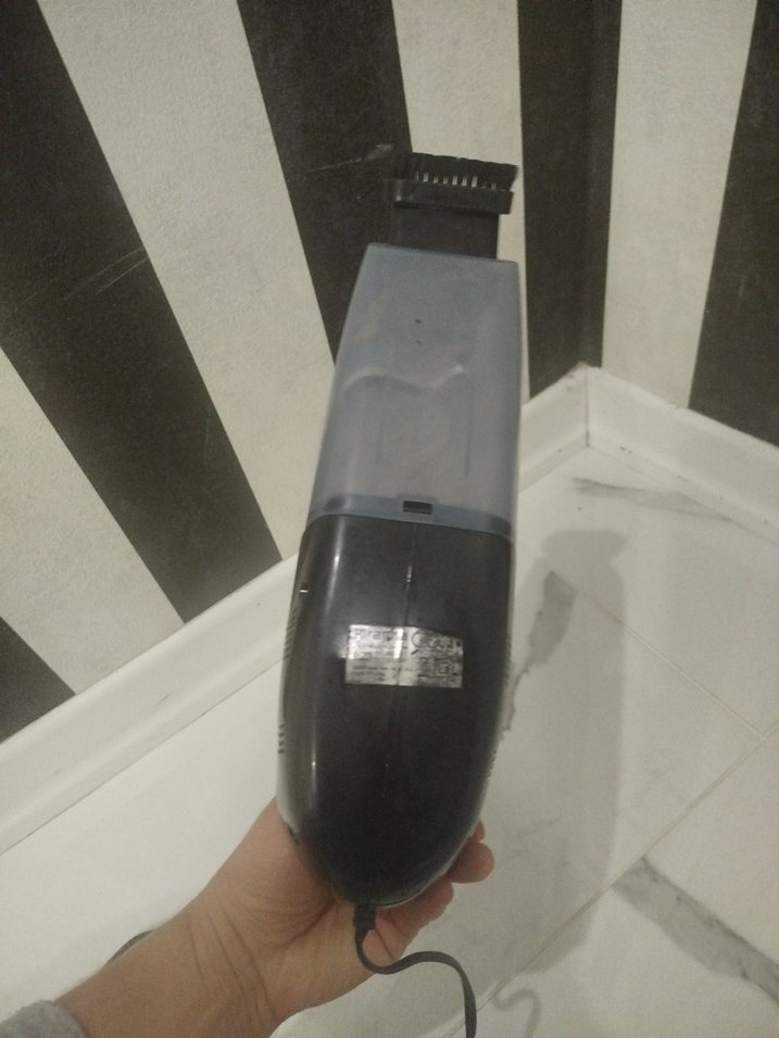 Gri Mini Araç Elektrikli Süpürge - Görsel 2