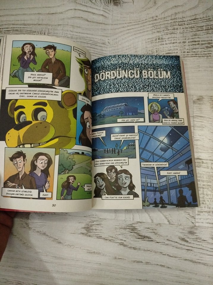 Gümüş ve Gözler - Freddy'nin Pizza Dükkanı Grafik Roman - Görsel 2