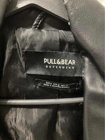 Pull and Bear Pull and bear suni deri ceket