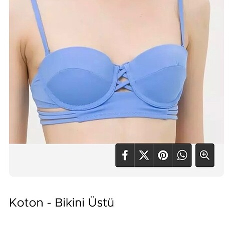 s Beden Bikini üstü