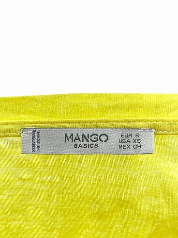 s Beden sarı Renk Mango T-shirt %70 İndirimli.
