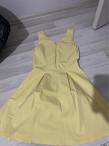 Diğer Sarı kısa elbise