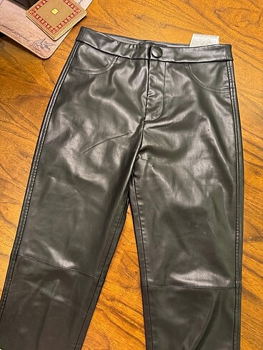 Zara Zara Deri Pantolon