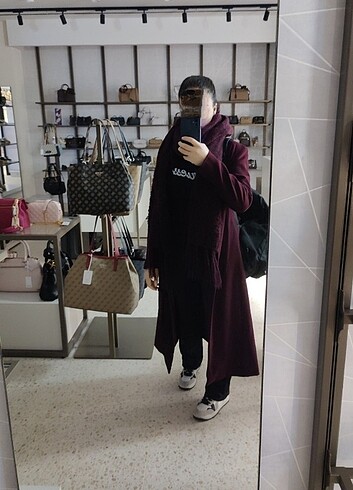 m Beden bordo Renk Kaban