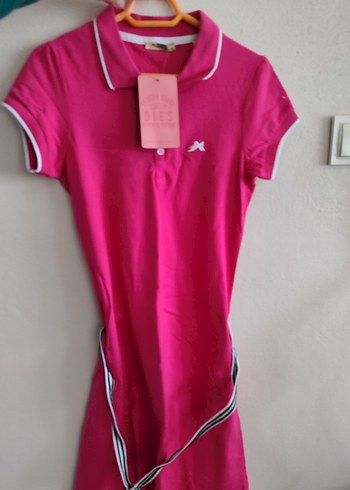 DIES Kadın Pembe Polo Tişört - Görsel 3