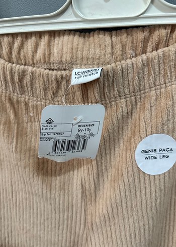 Nakışlı Bej Kadife Kız Çocuk Eşofman Takımı - Görsel 4