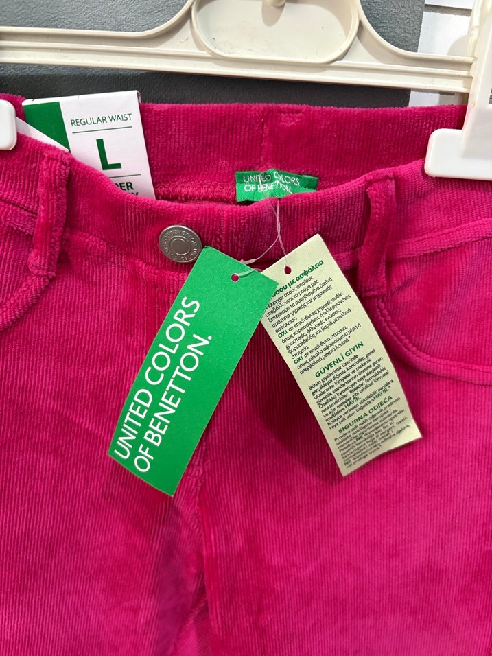 Pembe Süet Kız Çocuk Tayt - Görsel 3