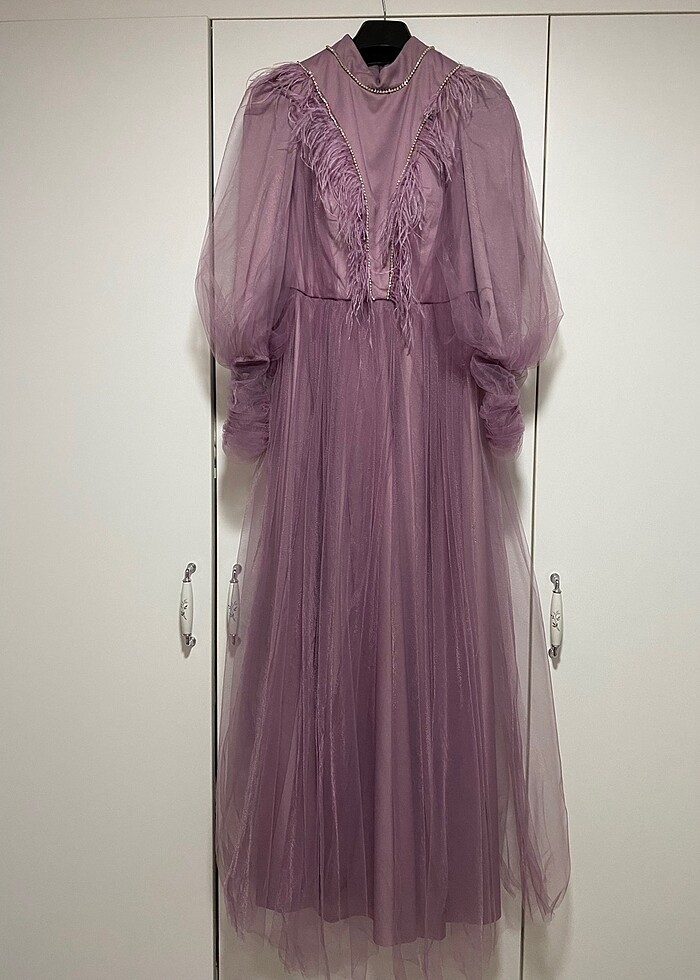 Hennin Lila abiye - Görsel 3