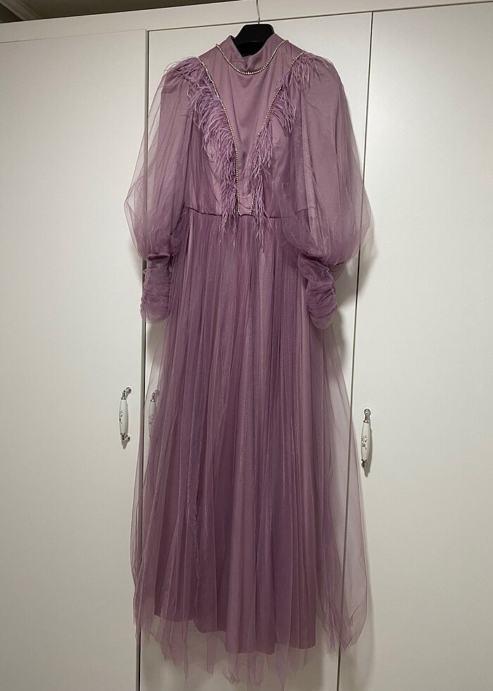 Hennin Lila abiye - Görsel 4