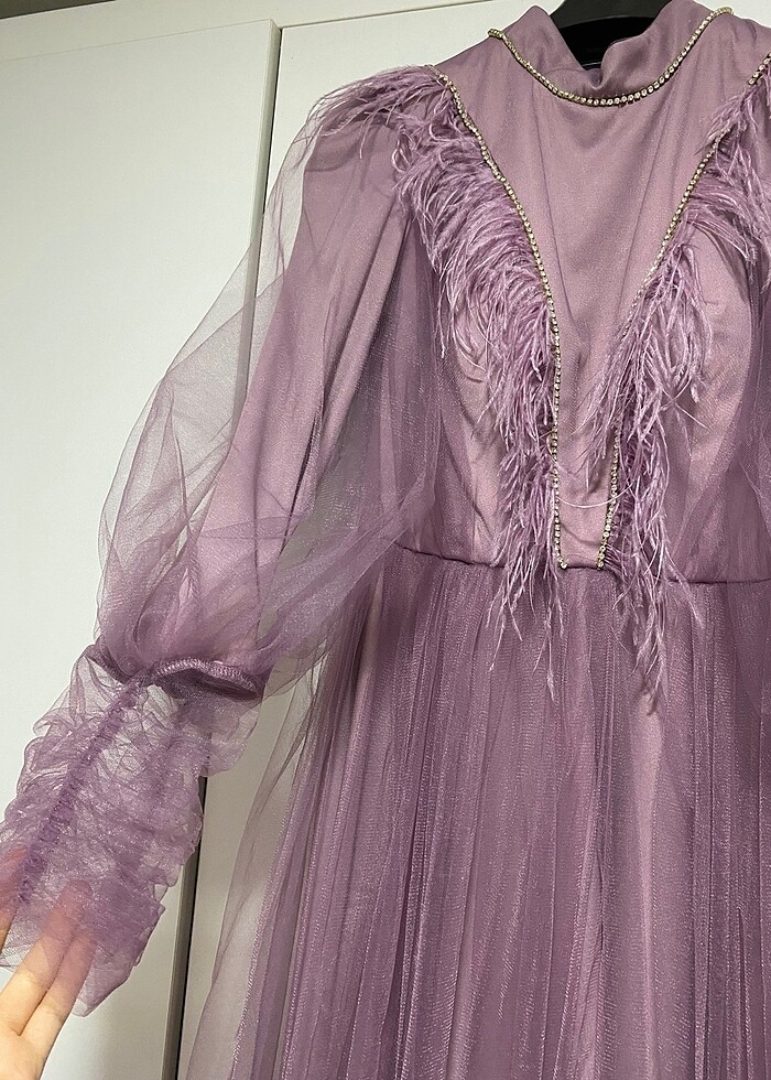 Hennin Lila abiye - Görsel 2