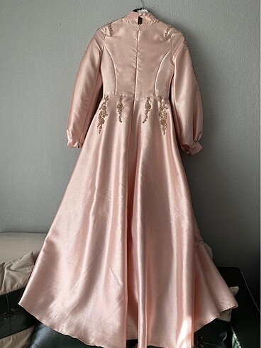 My dreams collection markalı Pudra pembe abiye - Görsel 5