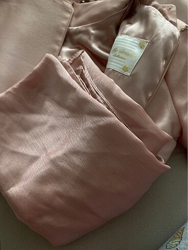 My dreams collection markalı Pudra pembe abiye - Görsel 8