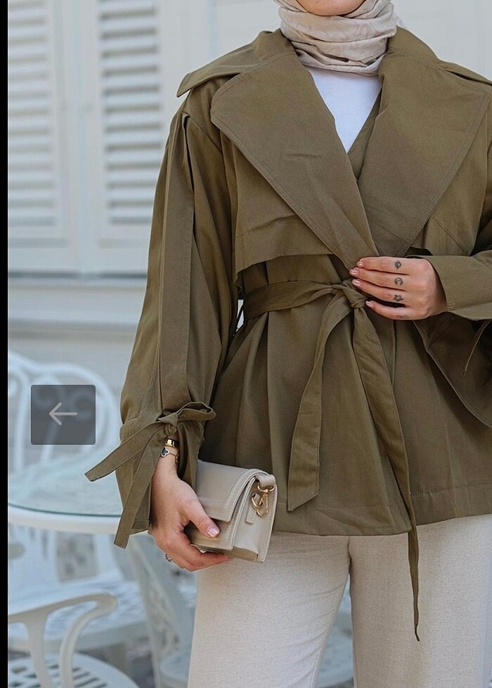 HAKİ YEŞİL CEKET - Görsel 3