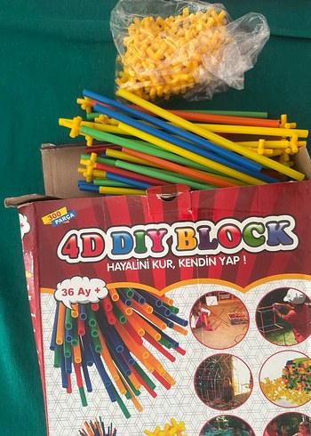 4D DIY Blok 300 Parça Eğitim Seti - Görsel 2