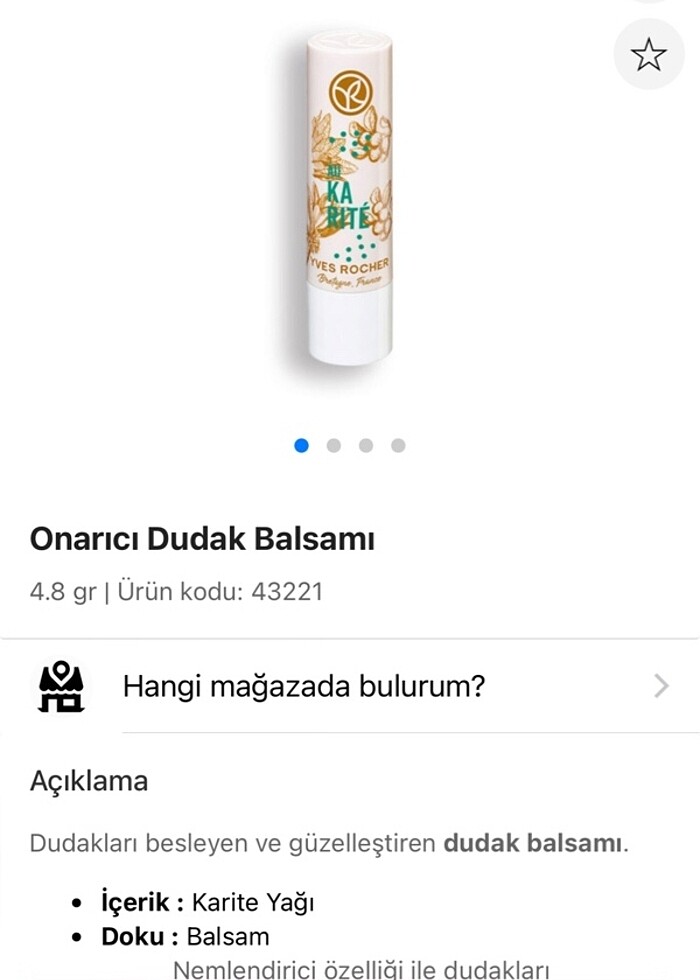 Yves Rocher onarıcı dudak balmı - Görsel 3