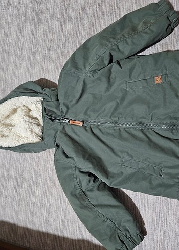 H&m Khaki Erkek Çocuk içi Kürklü Normcore Mont