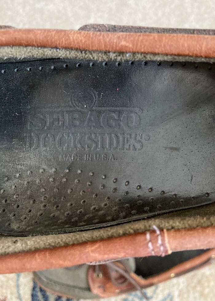 Sebago Docksides Marka kolej Ayakkabısı - Görsel 3