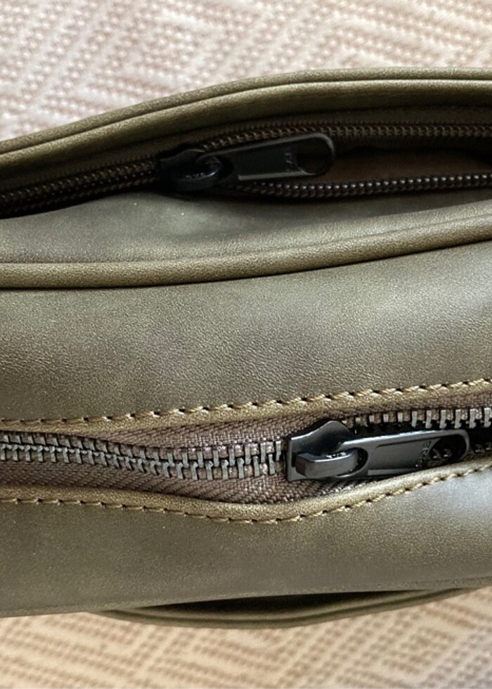 Yıkanmış Deri Yandan Arkadan ve El Askılı Çanta - Görsel 2