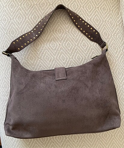 Süet Omuz Çantası - Görsel 2