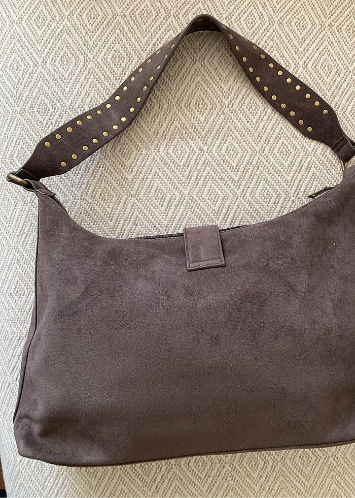 Süet Omuz Çantası - Görsel 2