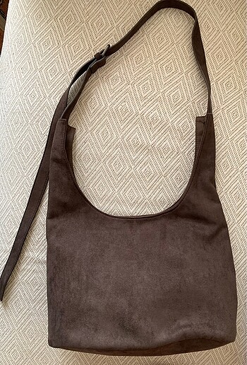 Süet Ayarlanabilir Çapraz ve Omuz Çanta - Görsel 2