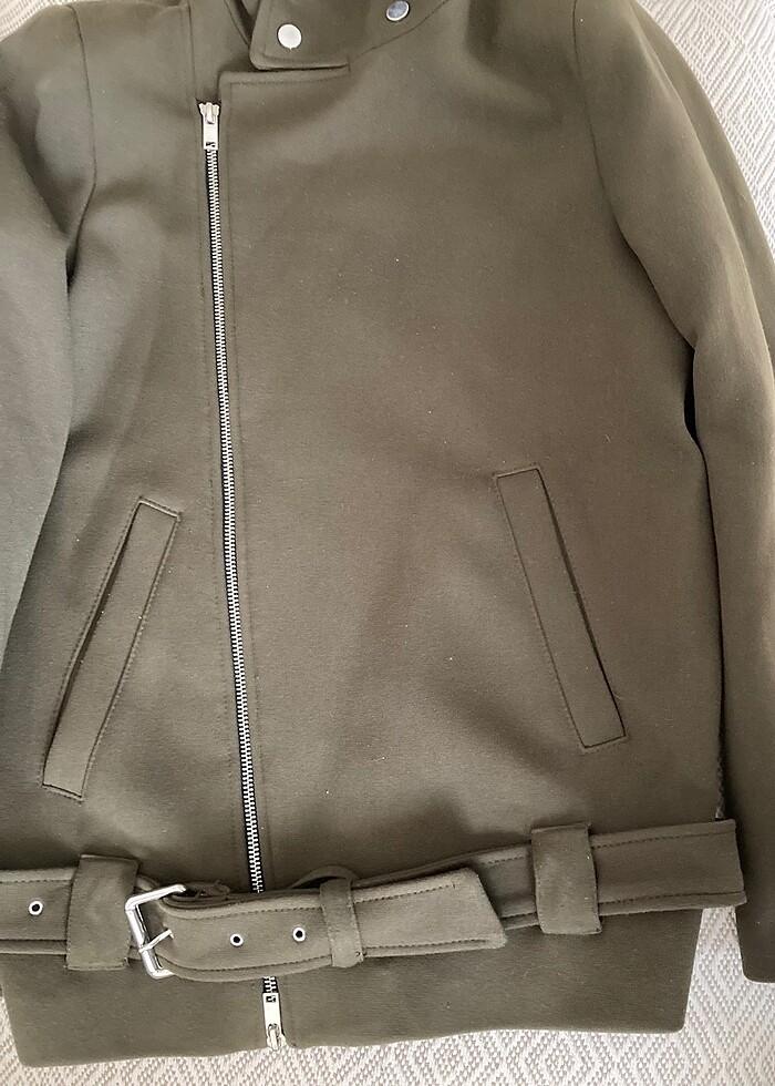 Zara Marka Yün Kaban Ceket - Görsel 3