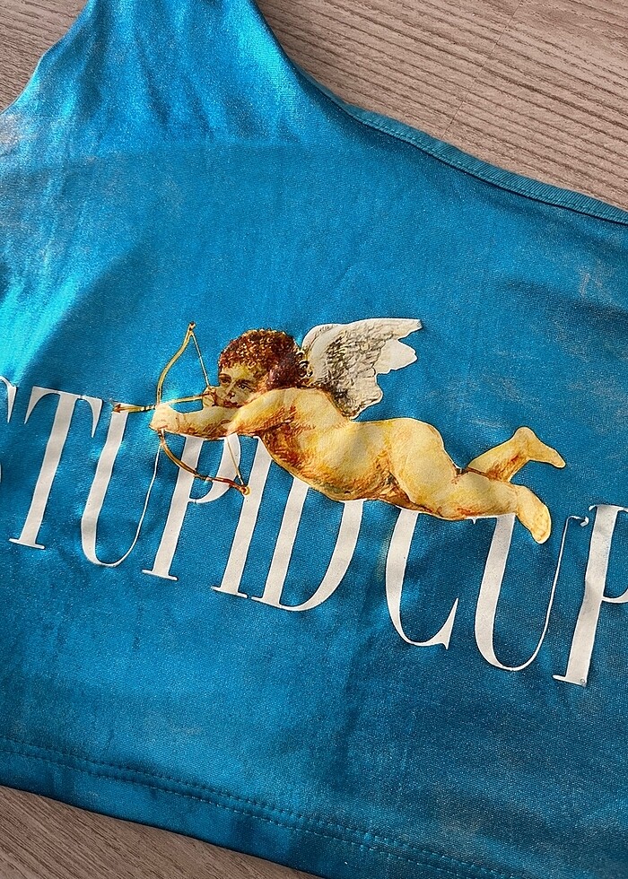 metalik crop - Görsel 2