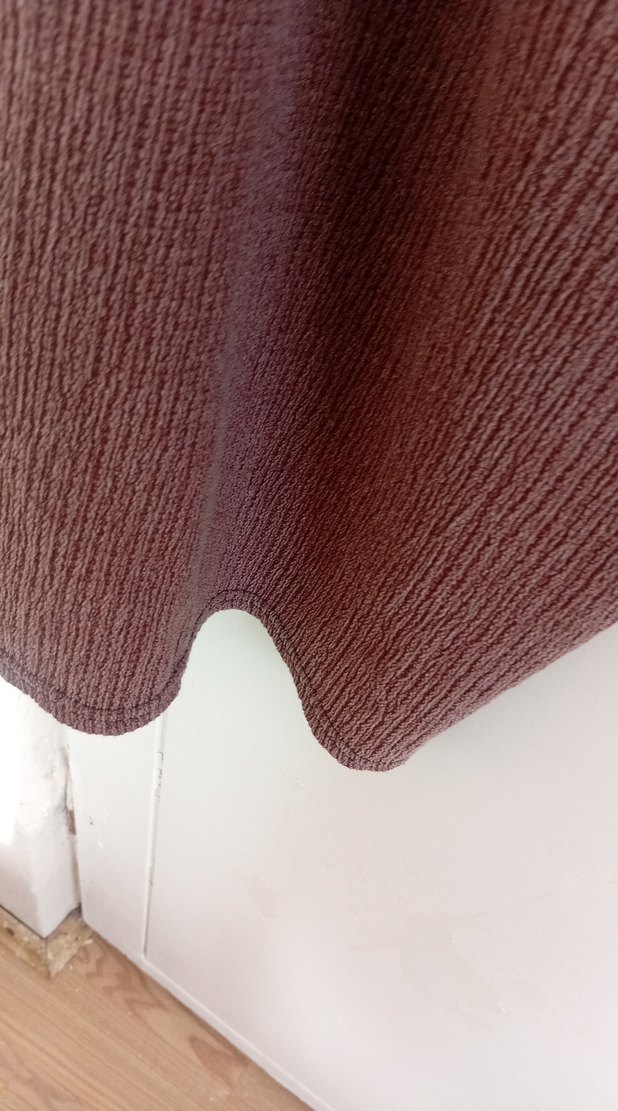 Kadın Örgü Keten Bol Kesim Kahverengi Pantolon - Görsel 5