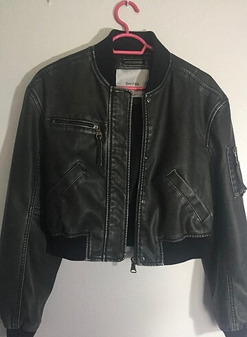 Bershka deri ceket