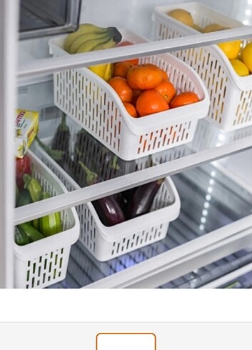 Buzdolabı içi düzenleyici sebze meyve sepeti organizer 