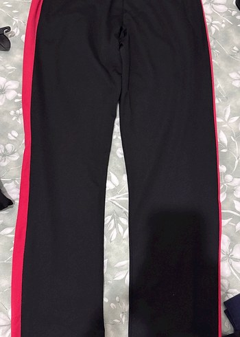 Pembe Şeritli Hummel Kadın Eşofman Altı - Görsel 3