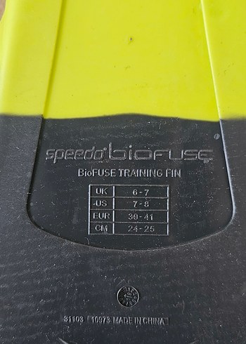 Speedo BioFUSE Antrenman Paleti Sarı-Siyah