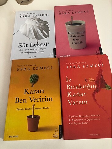 Esra Ezmeci kişisel gelişim kitabı