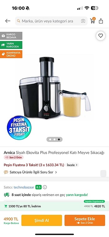 Meyve sıkacağı