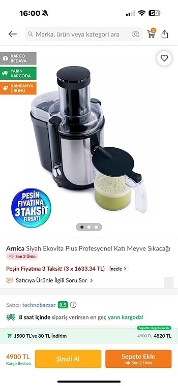 Diğer Meyve sıkacağı
