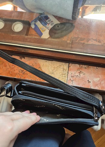  Beden CANTEX Siyah Omuz Çantası