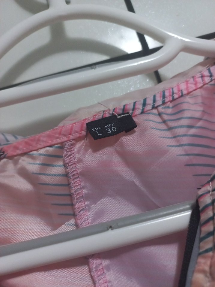 Kadın Pembe Uzun Kollu Fermuarlı Yağmurluk - Görsel 5