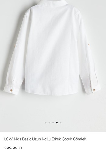 Lcw Beyaz Erkek Çocuk Keten Gömlek - Görsel 2