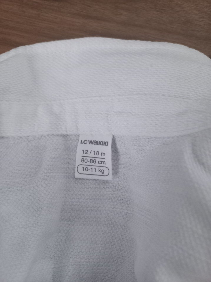 Lcw Beyaz Erkek Çocuk Keten Gömlek - Görsel 4