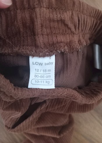 Lcw Erkek Çocuk Kahverengi Kadife Eşofman Altı - Görsel 3